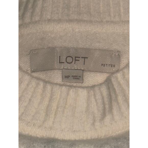 Ann Taylor Loft Fair Isle Relaxed Sweater Womens Medium Petite Soft Wool Blend - Picture 6 of 9